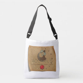 Zodíaco - Aquário - Bolsa Tote transversal