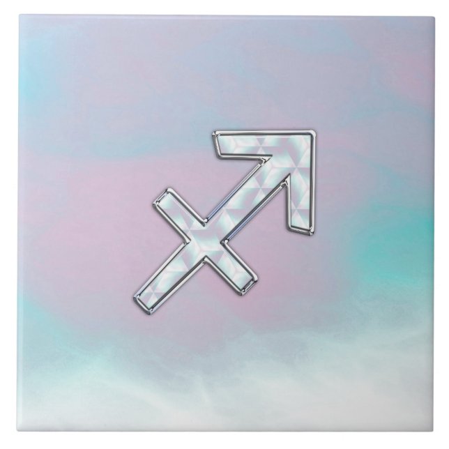 Zodíaco Moderno Sagitário sobre a Mãe do Estilo Pé (Frente)