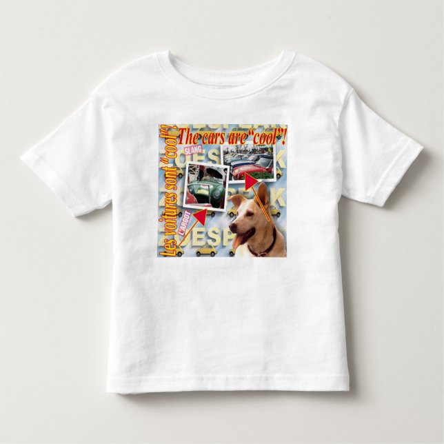 ZoeSPEAK - Os carros são "legal"! Camiseta (Frente)