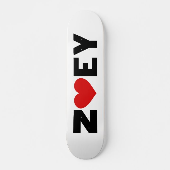 Zoey Love Skateboard (Frente)