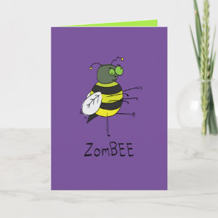 ZomBEE - Cartão de Boas Festas de Halloween de Abe