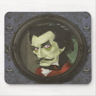 Zombi assombrado Vincent Price Mousepad Satirical
