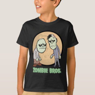 Zombi Bros. Camisa - grande gráfico
