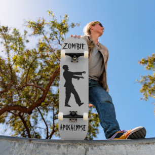 ZOMBIE APOCALYPSE FUNNY Convés de skate