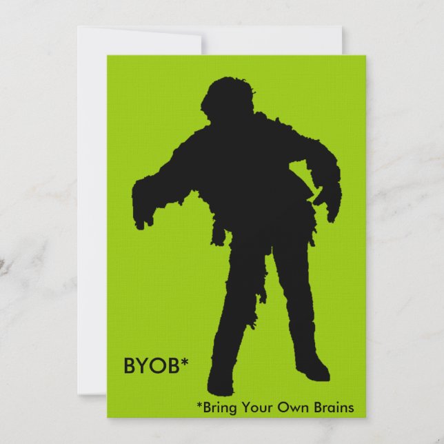 Zombie Black Silhouette (Frente)