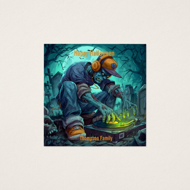 Zombie DJ Rave Halloween Party Vibibes (Frente)