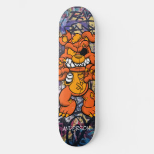 Zombie do Ursinho Personalizado do Skateboard