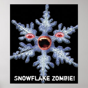 Zombie floco de neve! Pôster