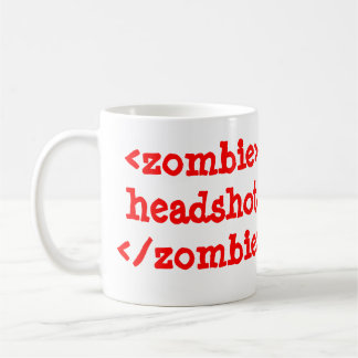 <zombie>headshot</zombie> Caneca de café