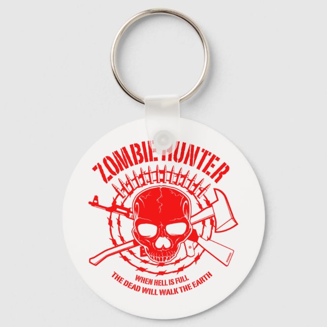 Zombie Hunter Chaveiro (Frente)