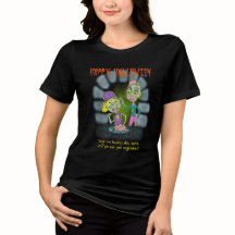 Zombie, mãe e filho Halloween