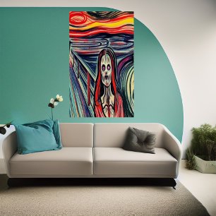 Zombie na ponte   AI Art Poster