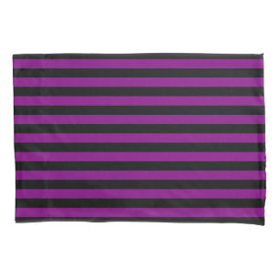 Zombie Roxo e Tiras de Bruxas Horizontais Negras