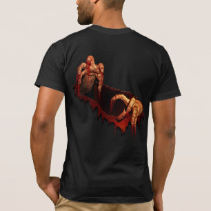 Zombie T-shirt Horror Zombie Camiseta morta