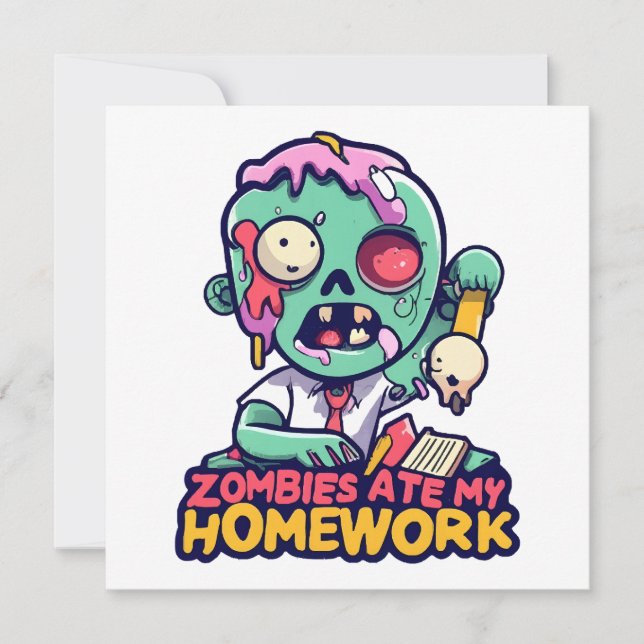 Zombies Comeram Minha Lição de Casa (Frente)