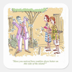 Zombies se vestem melhores adesivos