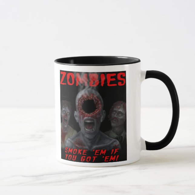 Zombis de Ghoulzone - seiyge - caneca (Direita)