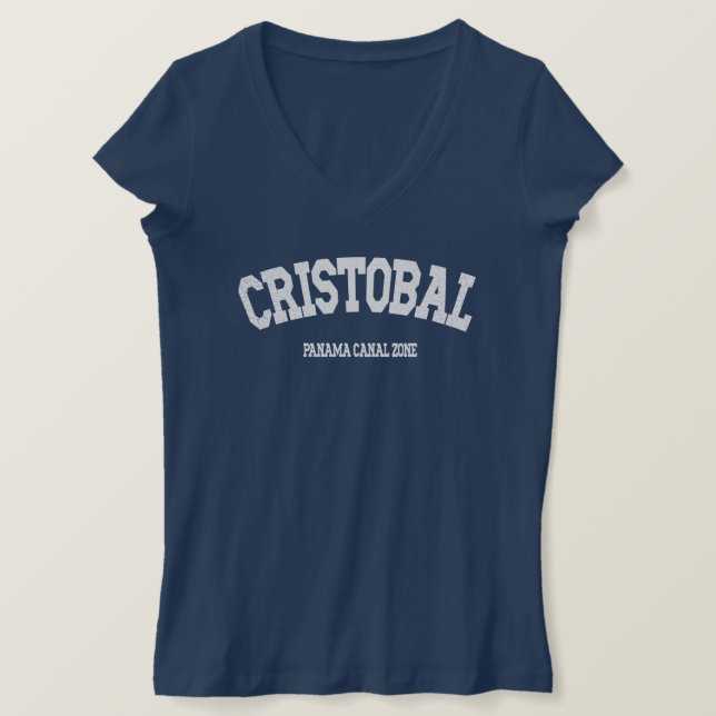 Zona do Canal do Panamá: Camiseta Cristobal Sweats (Frente do Design)