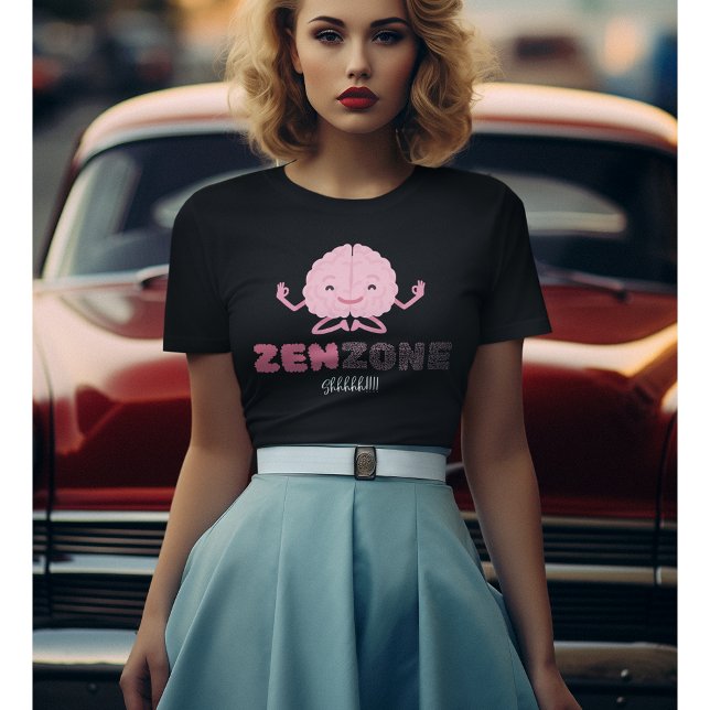 Zona Zen - Camisa de Workout para Mulheres de Potê (Criador carregado)