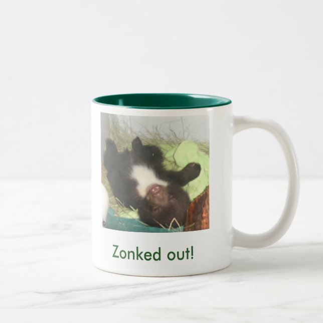 "Zonked para fora!" Caneca do Dois-Tom (Direita)
