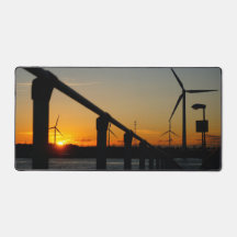 Zonsondergang met windmolen, Rustgevend relaxt.
