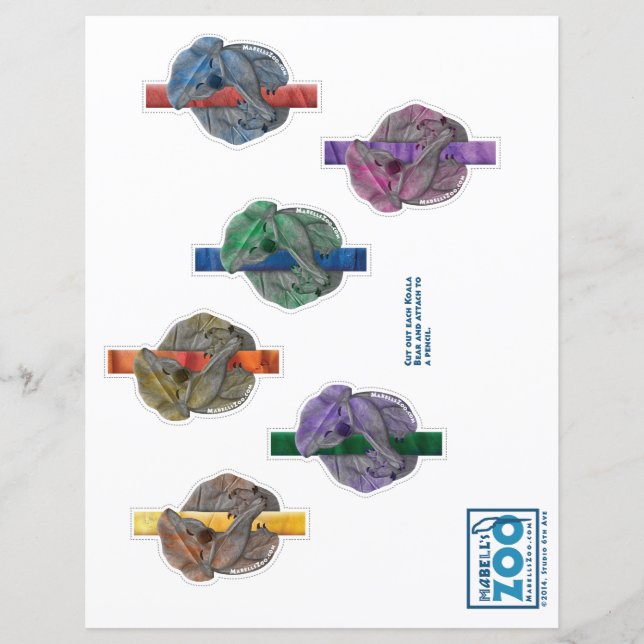 Zoo Koala Bear Cutout de Mabell (Frente)