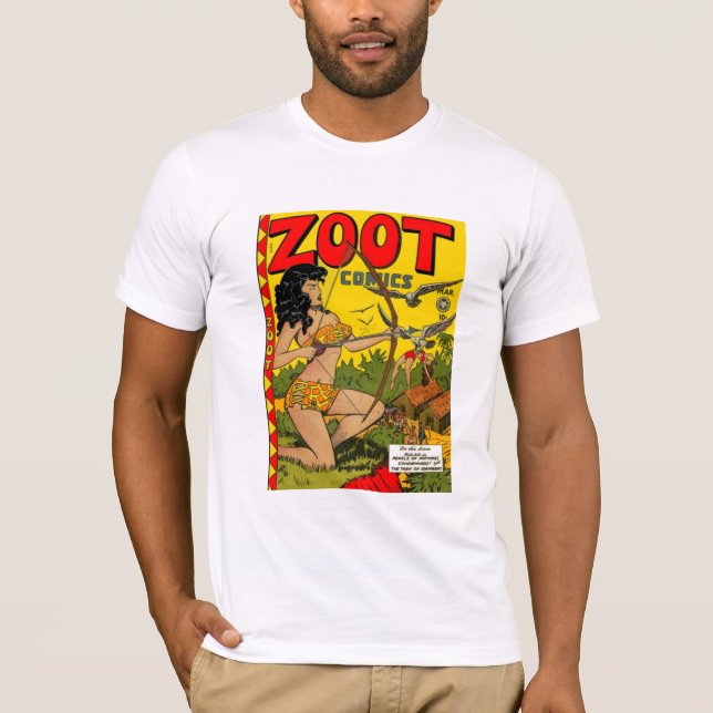 Zoot de Cobrir de quadrinhos de camiseta de T-Shir (Frente)