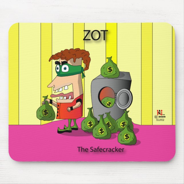 Zot the Safecracker Mousepad (Frente)