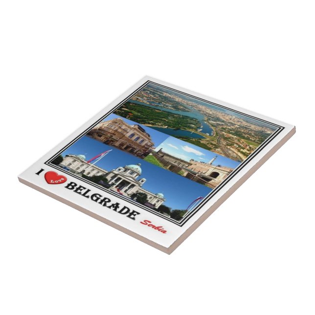 zRS003 BELGRADE "I Love", Sérvia, Europa, (Lateral)