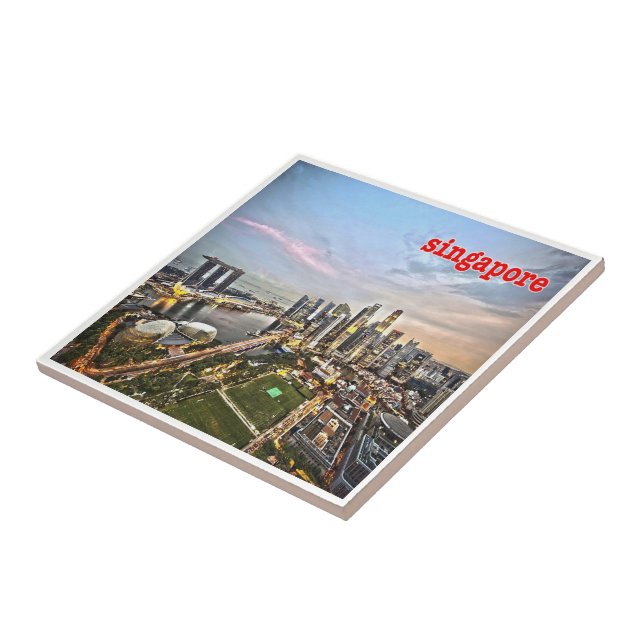 zSG009 SINGAPURA vista LION CITY, Ásia, (Lateral)