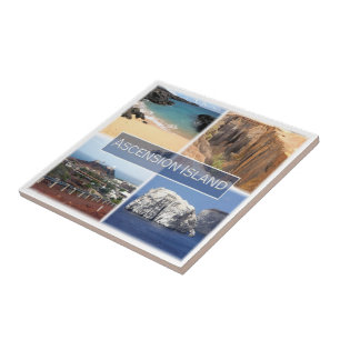 ZSH002 ASCENSION ISLAND, Mosaico, África,