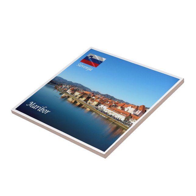 zSI013 DRAVA EM MARIBOR, Eslovênia, Europa, (Lateral)