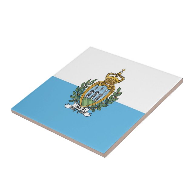 zSM001 SAN MARINO FLAG, Europa, (Lateral)