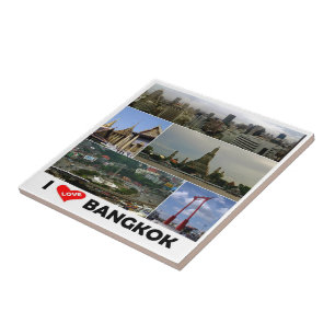 zTH005 eu amo Bangkok, Tailândia, Ásia,