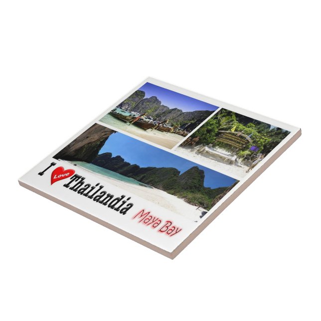 zTH011 eu amo MAYA BAY KRABI Tailândia Ásia, (Lateral)