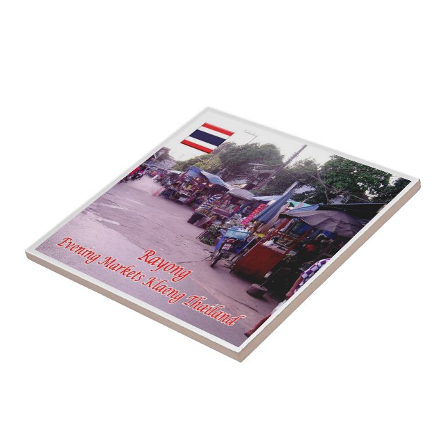 zTH013 RAYONG Evening Markets Klaeng, Tailândia, (Lateral)