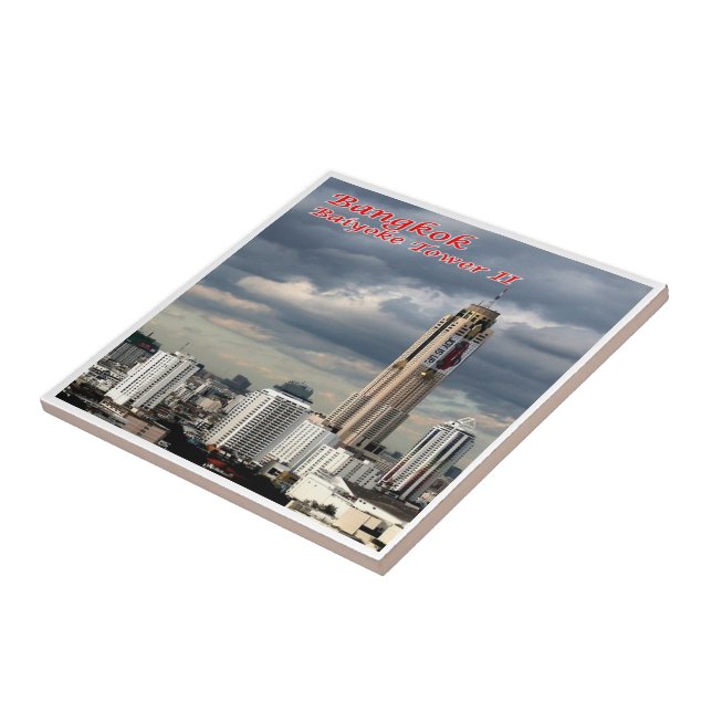 zTH028 BAIYOKE TOWER em Bangkok, Tailândia, (Lateral)