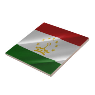 zTJ002 acenando no Tajiquistão FLAG, Ásia,