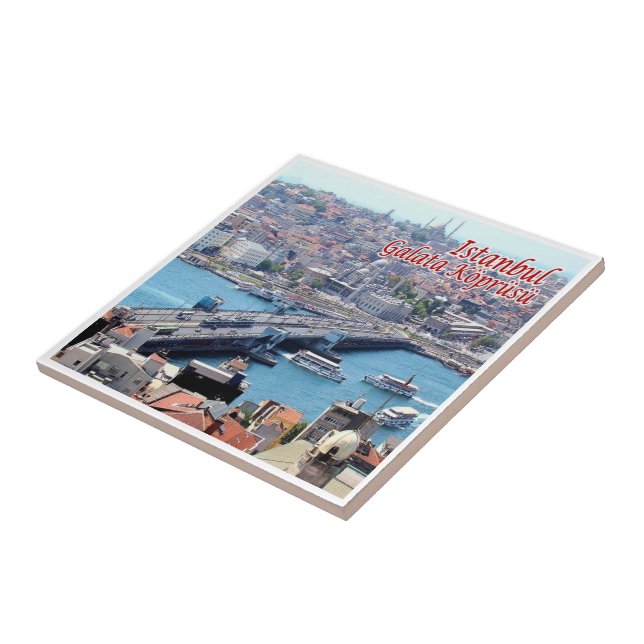 zTR016 ISTANBUL GALATA BRIDGE, Turquia, (Lateral)