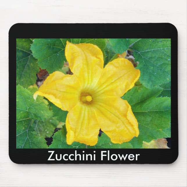 Zucchini Flower Mousepad (Frente)