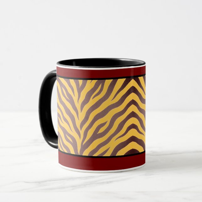"ZULU PRINT" - CANECA DE CAFÉ DE 11 OZ. (Frente Esquerda)