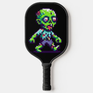 zumbi engraçado de 8 bits no Halloween