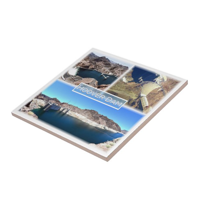 zUS015 HOOVER DAM, Mosaico, Lake Meid, (Lateral)