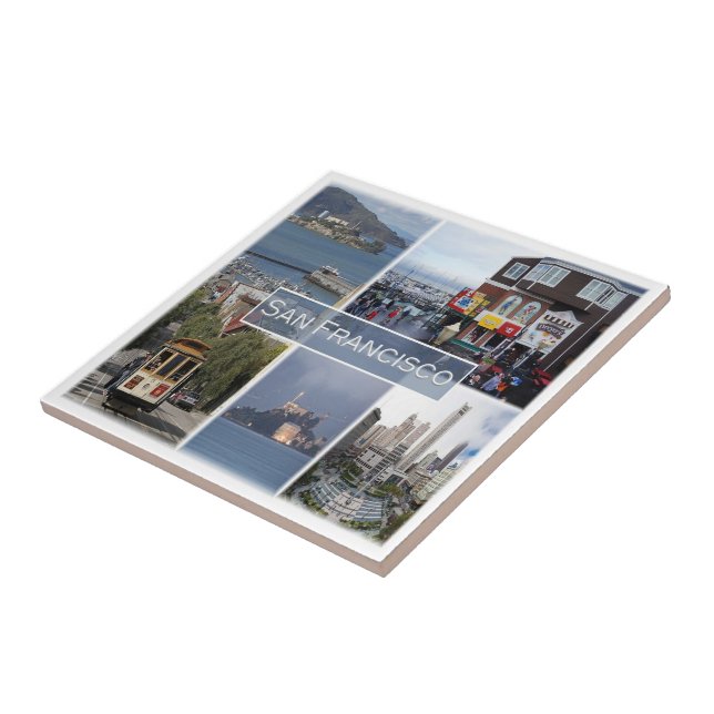 zUS031 SAN FRANCISCO, Mosaico, Califórnia, (Lateral)