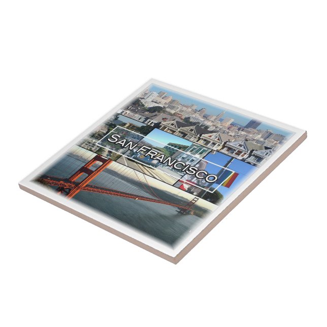 zUS032 SAN FANCISCO, Mosaico, Califórnia, (Lateral)