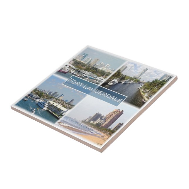 zUS044 MIAMI, FORT LAUDERDALE, Mosaico, (Lateral)