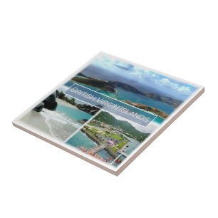 zVG003 ILHAS VIRGENS BRITÂNICAS, Mosaico,