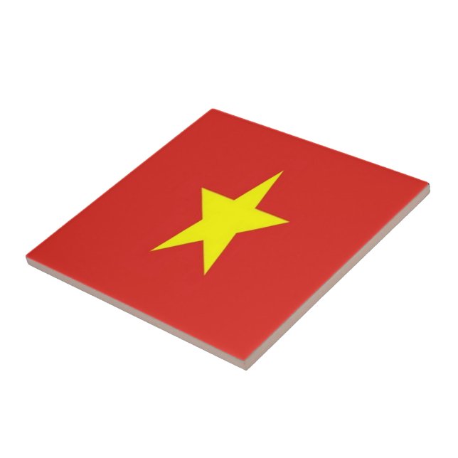 ZVN001 VIETNAMESE FLAG, Vietname, Ásia, (Lateral)