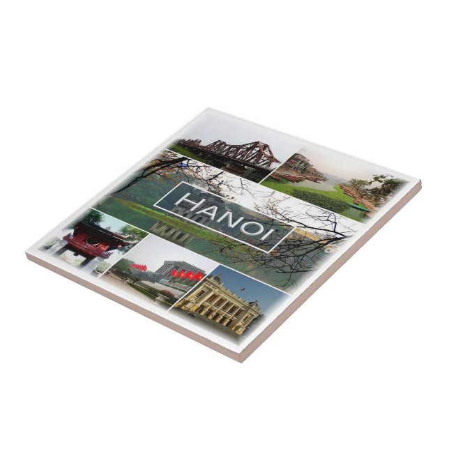 zVN003 HANOI, Vietname, Mosaico, Ásia, (Lateral)