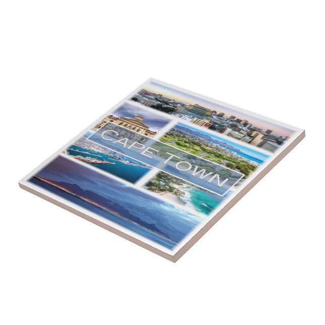 zZA032 CAPE TOWN, Mosaico, África do Sul, (Lateral)